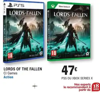 E.Leclerc Espace Culturel LORDS OF THE FALLEN offre