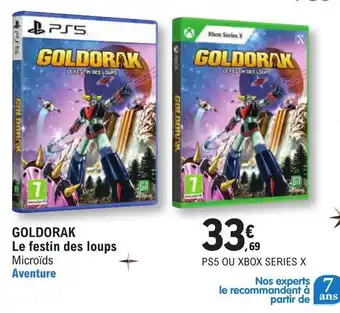 GOLDORAK Le festin des loups Microïds Aventure