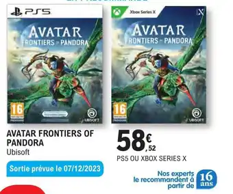 AVATAR FRONTIERS OF PANDORA