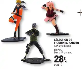 SÉLECTION DE FIGURINES NARUTO ABYstyle Studio