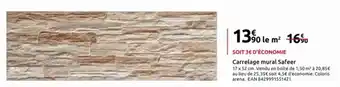 Mr Bricolage Carrelage mural Safeer offre