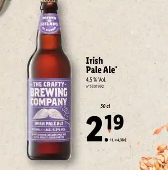 Lidl Irish Pale Ale offre