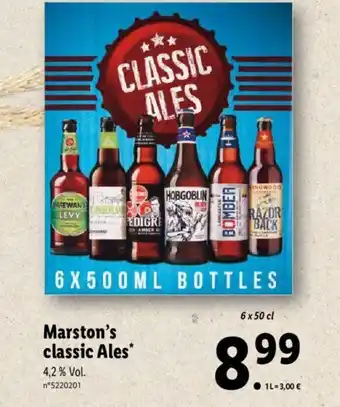 Marston's classic Ales