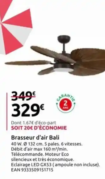 Brass Brasseur d'air Bali