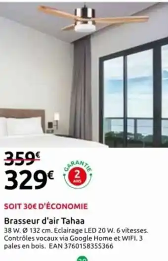 Mr Bricolage Brasseur d'air Tahaa offre