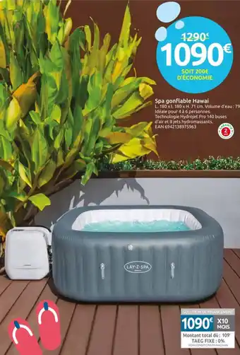 Mr Bricolage Spa gonflable Hawai offre