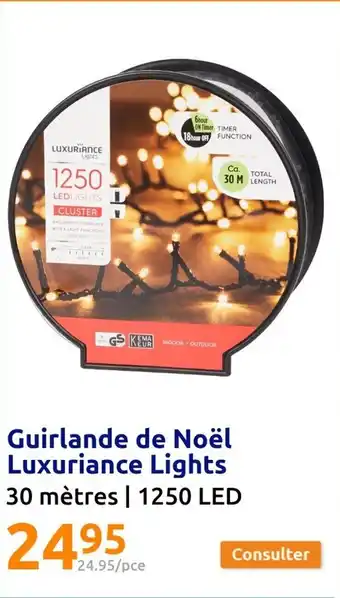 Action Guirlande de Noël Luxuriance Lights 30 mètres | 1250 LED offre