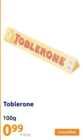 Action Toblerone 100 g offre