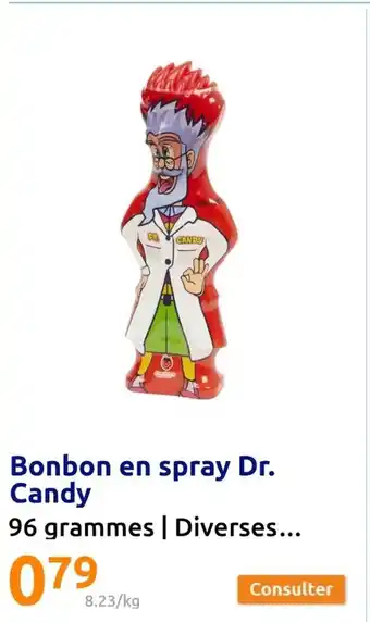 Action Bonbon en spray Dr. Candy offre