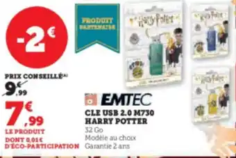 CLE USB 2.0 M730 HARRY POTTER 32 Go