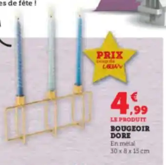 BOUGEOIR DORE