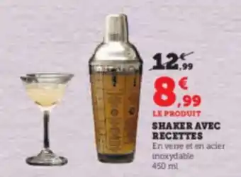 SHAKER AVEC RECETTES