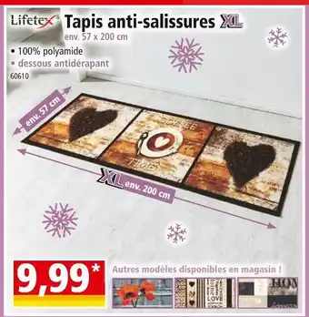 Norma Lifetex tapis anti-salissures offre