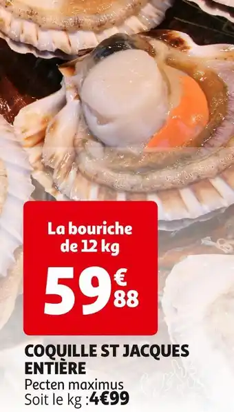 Auchan Pavillon france coquille st jacques entière offre
