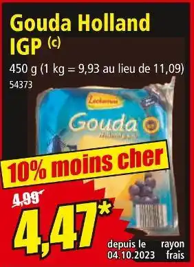 Norma Gouda holland igp offre