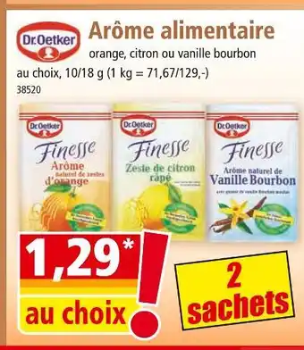 Dr.oetker arôme alimentaire