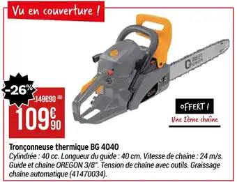 Tronçonneuse thermique bg 4040