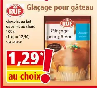 Norma Ruf glaçage pour gâteau offre
