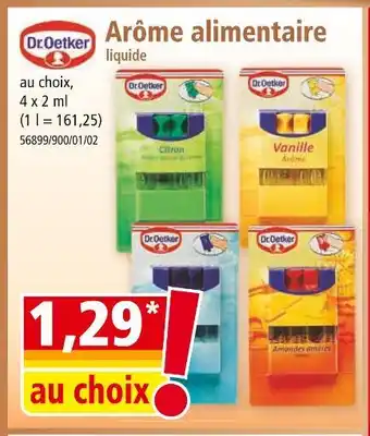Norma Dr. oetker arôme alimentaire liquide offre