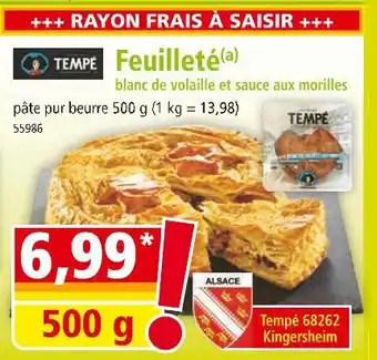 Tempé feuilleté