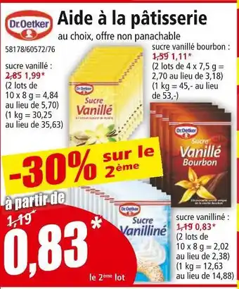 Norma Dr. oetker aide à la pâtisserie offre