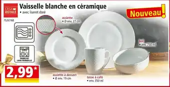 Norma Casa royale vaisselle blanche en céramique offre