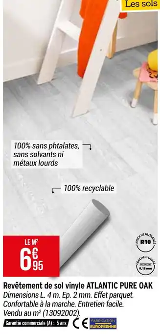 Bricorama Revêtement de sol vinyle atlantic pure oak offre