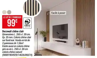 Decowall chêne clair