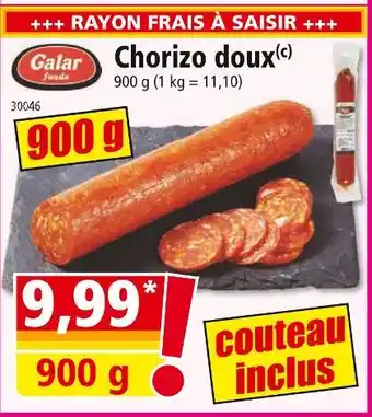 Norma Galar chorizo doux offre