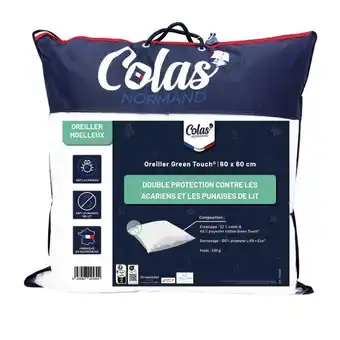 Colas normand oreiller greentouch