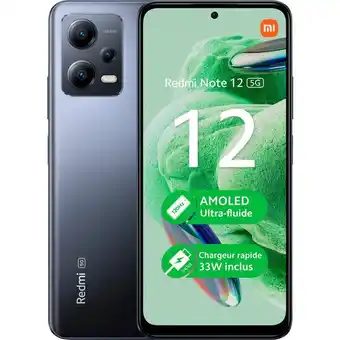 Carrefour Xiaomi smartphone redmi note 12 5g offre