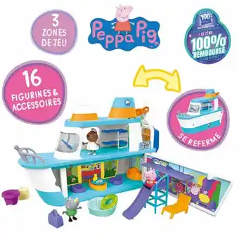 Carrefour Bateau de croisière géant peppa pig offre