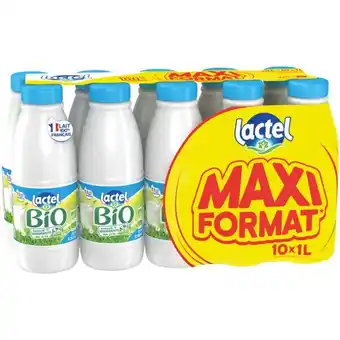 Carrefour Lactel lait uht bio maxi format offre