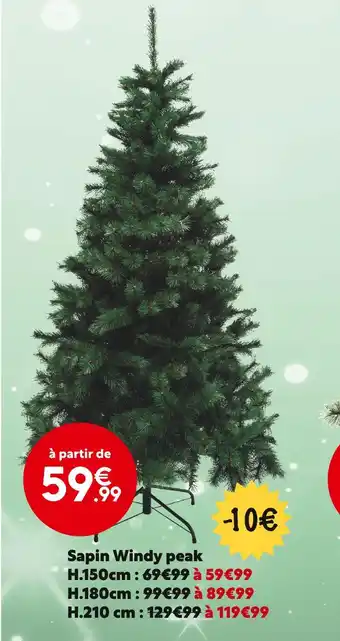 Maxi Bazar Sapin windy peak offre