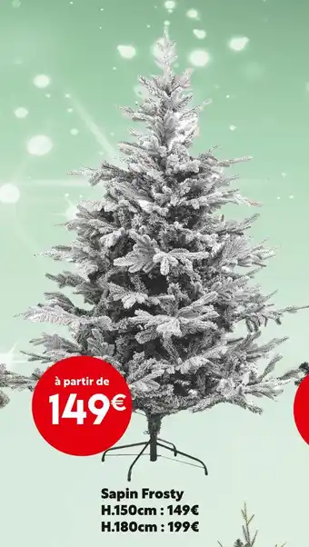 Maxi Bazar Sapin frosty offre