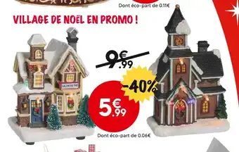 Maxi Bazar Village de noël en promo offre
