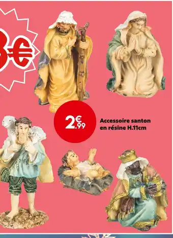 Maxi Bazar Accessoire santon en résine h.11cm offre