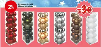 Kit boules de noël