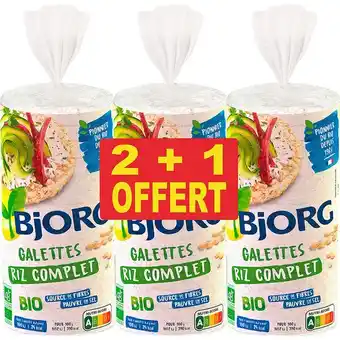 Carrefour Bjorg galettes bio offre
