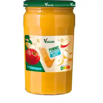 Carrefour Valade compote sans sucres ajoutés offre