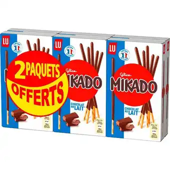 Carrefour Lu mikado chocolat au lait offre