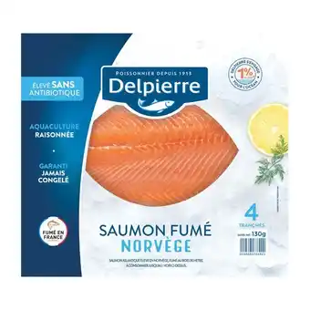 Carrefour Market Sur tous les saumons, harengs et maquereaux fumés delpierre offre