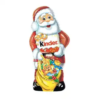 Carrefour Kinder père noël en chocolat offre