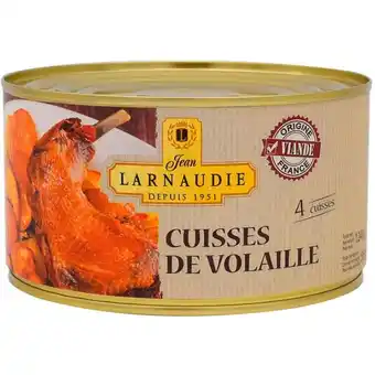 Carrefour Jean larnaudie cuisses de volaille offre