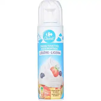 Carrefour Market Carrefour classic' crème fouettée légère offre