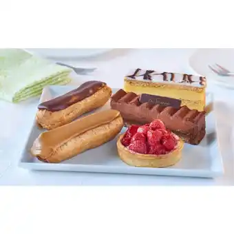 Carrefour Assortiment de 4 pâtisseries individuelles + 1 offerte offre