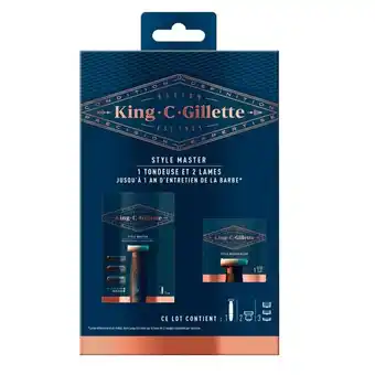 Carrefour King c.gillette tondeuse style master offre