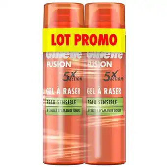 Carrefour Market Gillette gel à raser offre