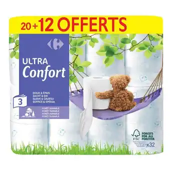 Carrefour Carrefour papier toilette ultra confort offre
