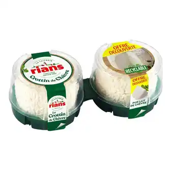 Carrefour Market Rians le crottin de chèvre offre découverte offre
